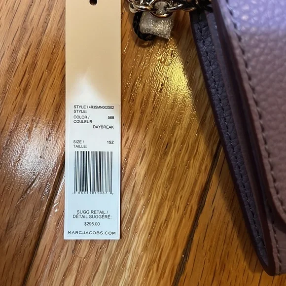 NWT ❤️Marc Jacobs The Wallet on Chain Bag with turn lock - Picture 5 of 17